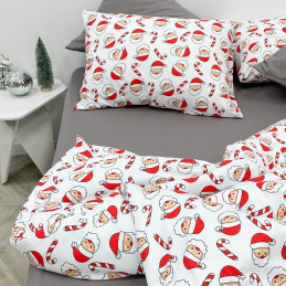 Santa-2, 1,5 спальное, с простыней на резинке, трикотаж